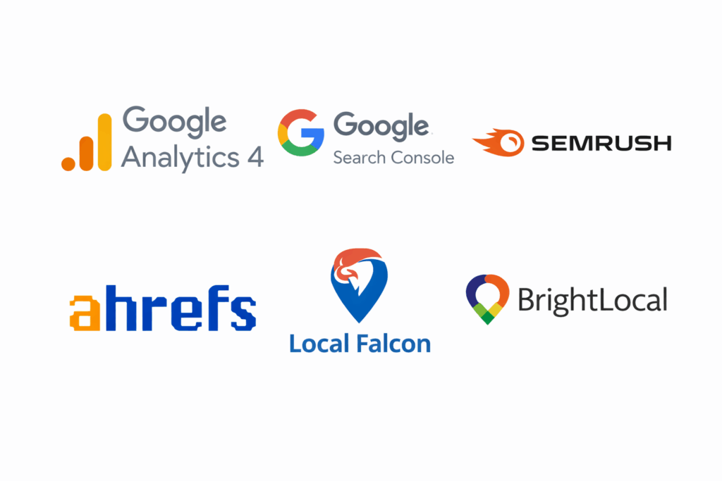 SEO tools used to track and measure SEO success for a law firm website