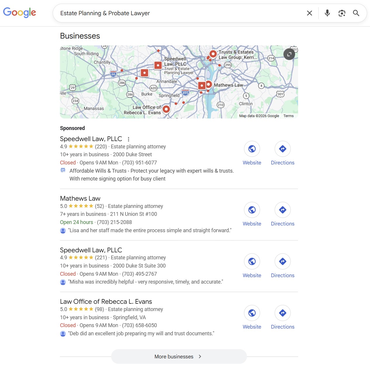 estate planning law seo